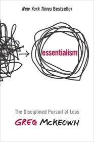Essentialism by Greg McKeown book cover